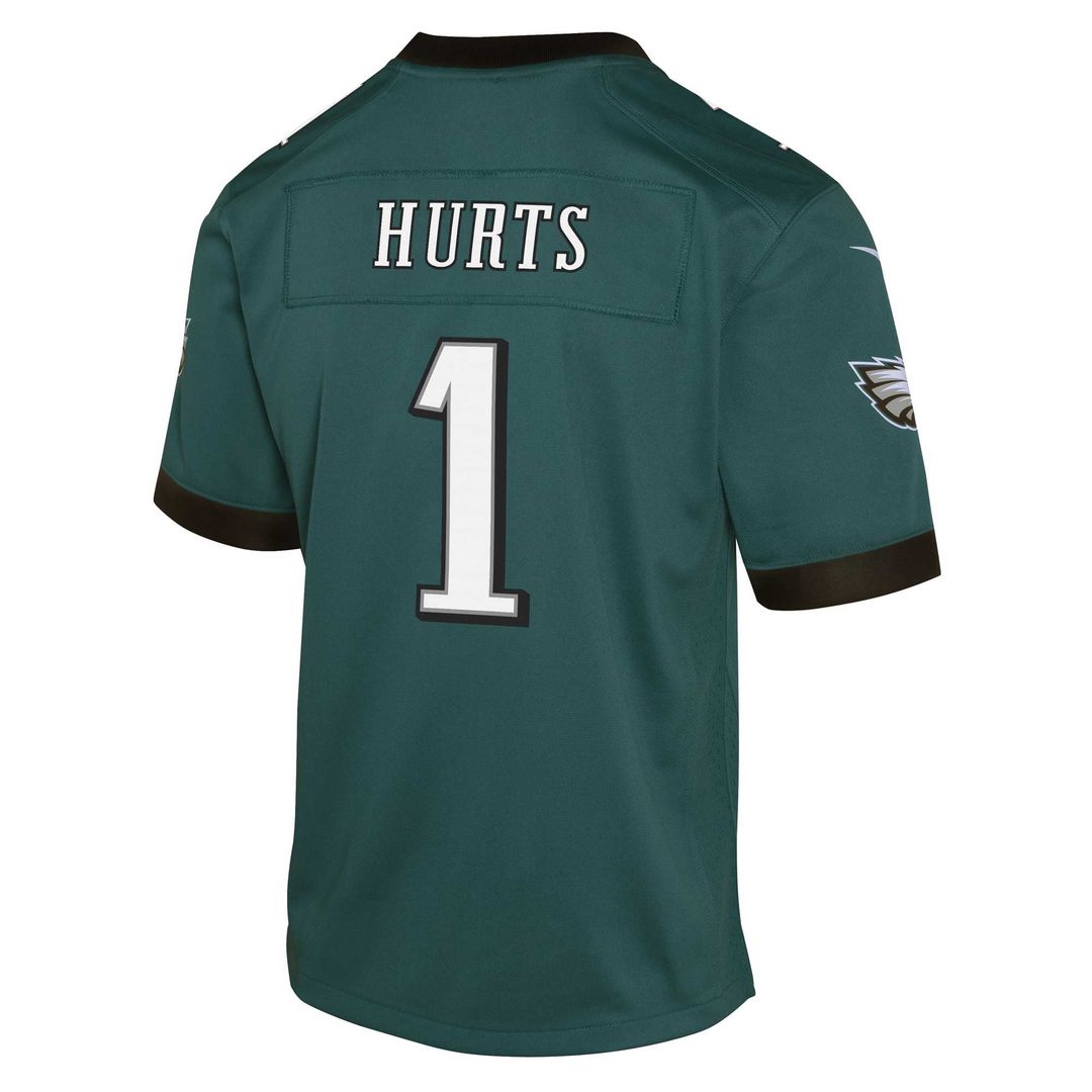 Youth Nike Philadelphia Eagles Jalen Hurts Green Game NFL Jersey