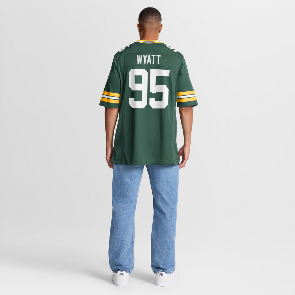 Men's Nike Green Bay Packers Devonte Wyatt Green Player Game NFL Jersey