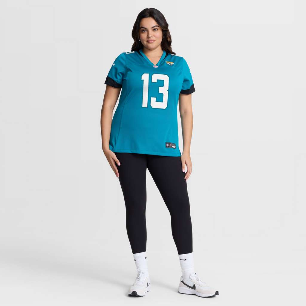 Women's Nike Jacksonville Jaguars Tim Jones Teal Team Game NFL Jersey