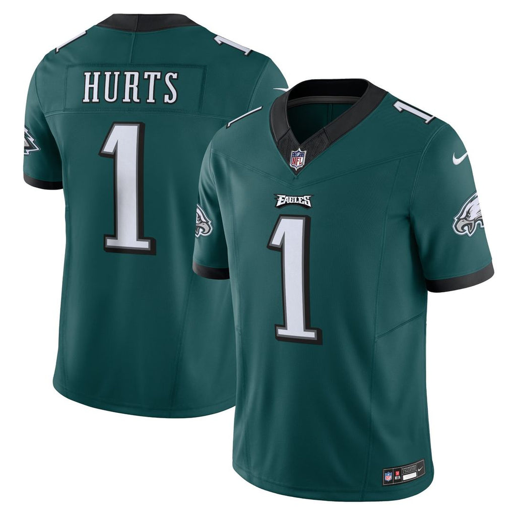 Men's Nike Philadelphia Eagles Jalen Hurts Green Vapor F.U.S.E. Limited NFL Jersey