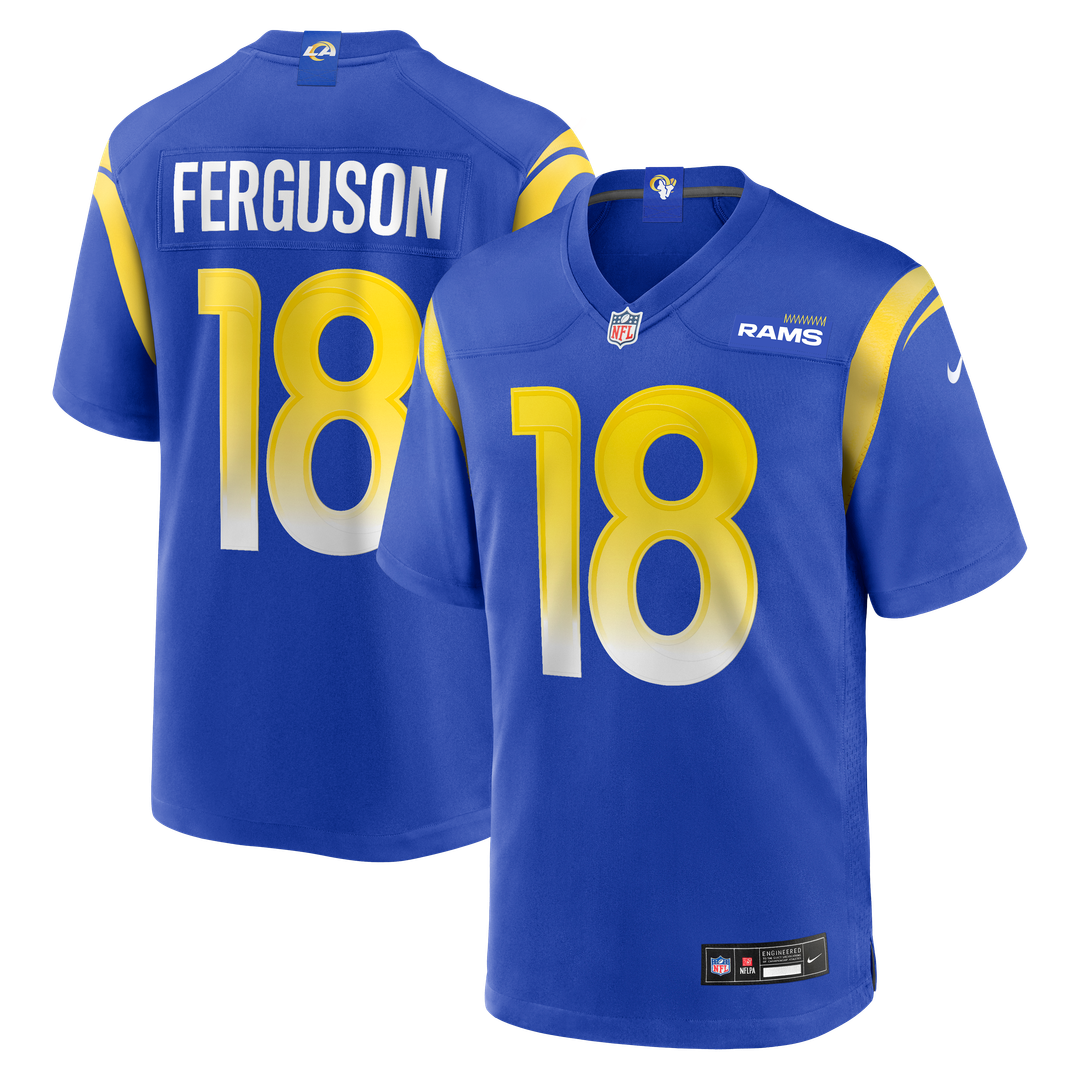 Men's Nike Los Angeles Rams Terrance Ferguson Royal Team Game NFL Jersey