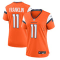Women's Nike Denver Broncos Troy Franklin Orange Team Game NFL Jersey