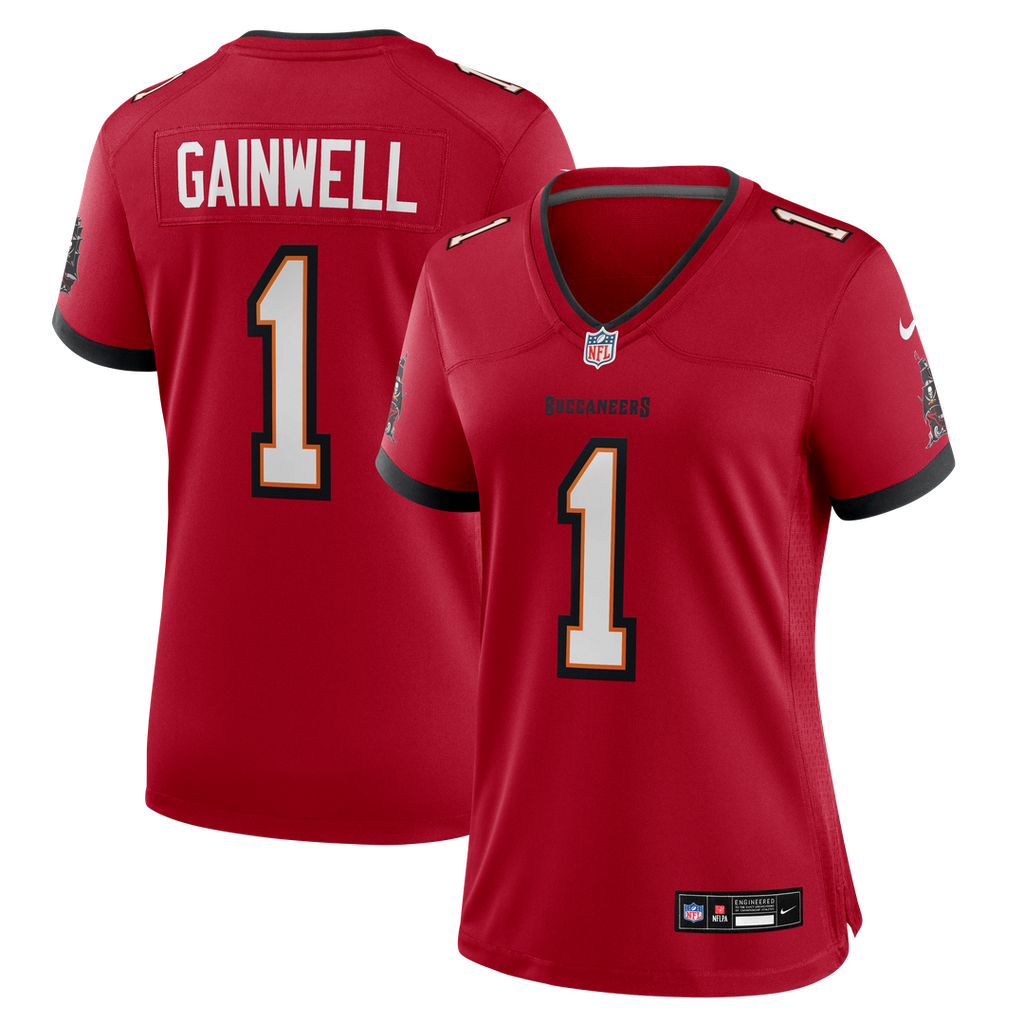 Women's Nike Tampa Bay Buccaneers Kenneth Gainwell Red Team Game NFL Jersey