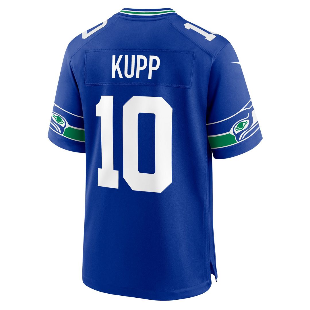 Men's Nike Seattle Seahawks Cooper Kupp Royal Alternate Game NFL Jersey
