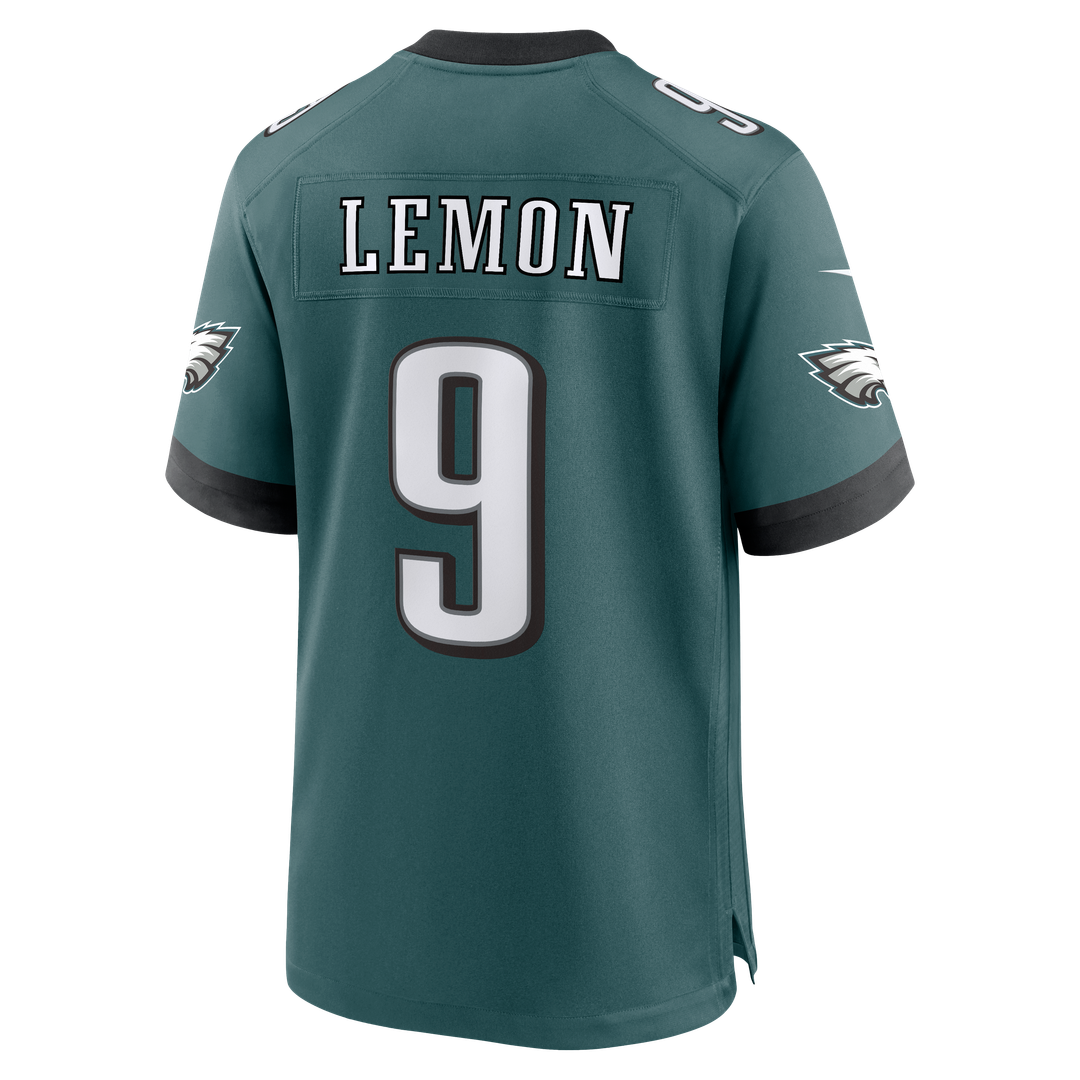 Men's Nike Philadelphia Eagles Makai Lemon Green 2026 NFL Draft First Round Pick No. 20 Team Game NFL Jersey