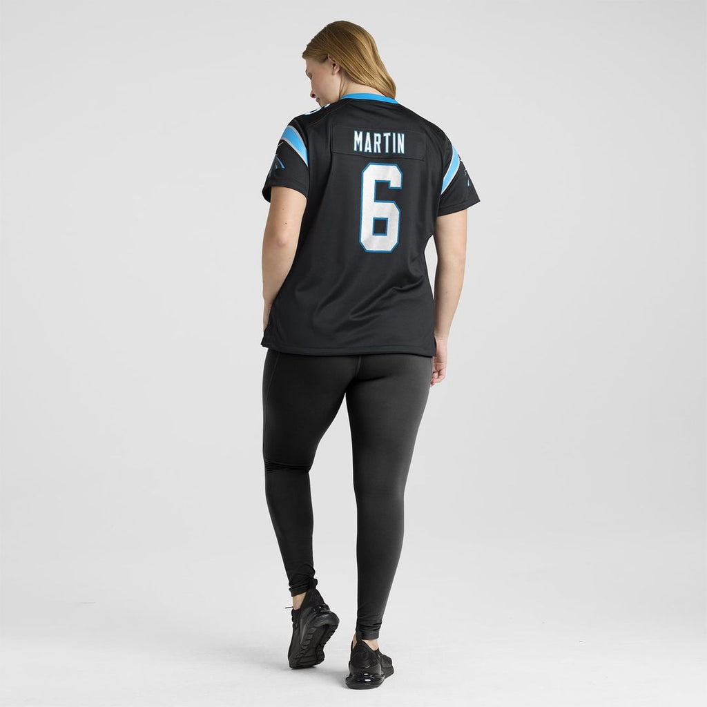 Women's Nike Carolina Panthers Sam Martin Black Team Game NFL Jersey