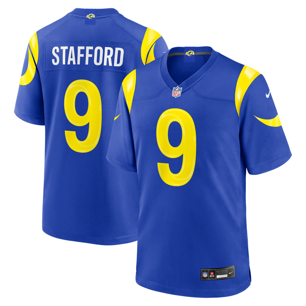 Men's Nike Los Angeles Rams Matthew Stafford Royal Team Game Player NFL Jersey