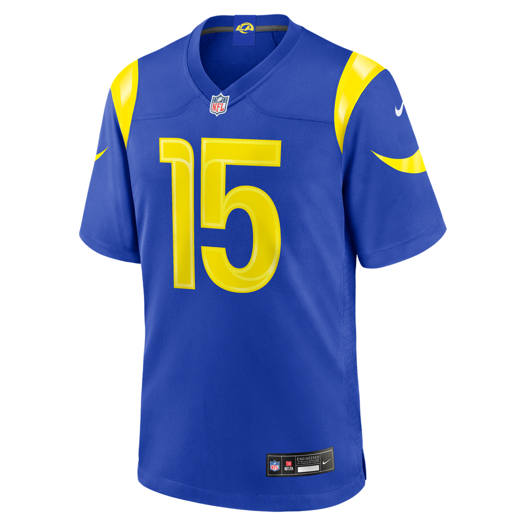 Men's Nike Los Angeles Rams Ty Simpson Royal 2026 NFL Draft First Round Pick No. 13 Team Game NFL Jersey
