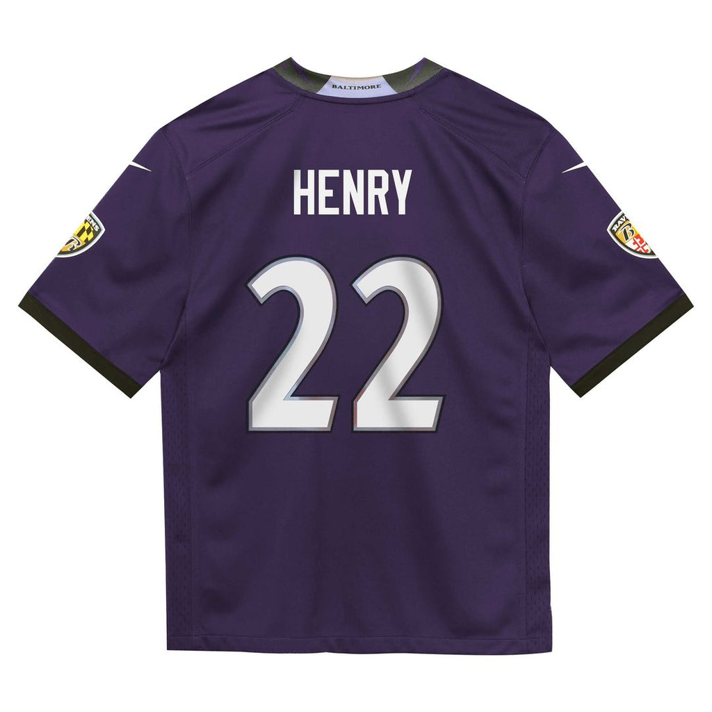 Infant Nike Baltimore Ravens Derrick Henry Purple Team Game NFL Jersey