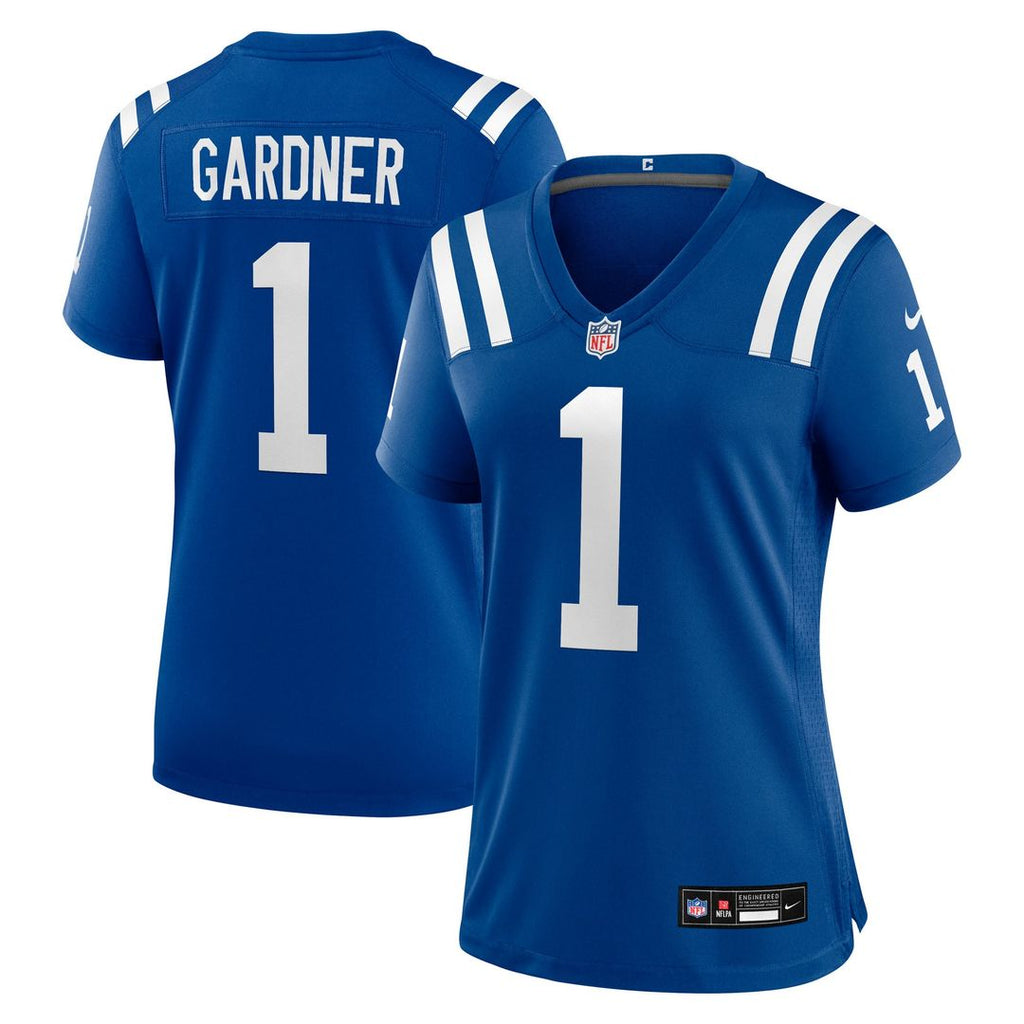 Women's Nike Indianapolis Colts Ahmad Sauce Gardner Royal Team Game NFL Jersey