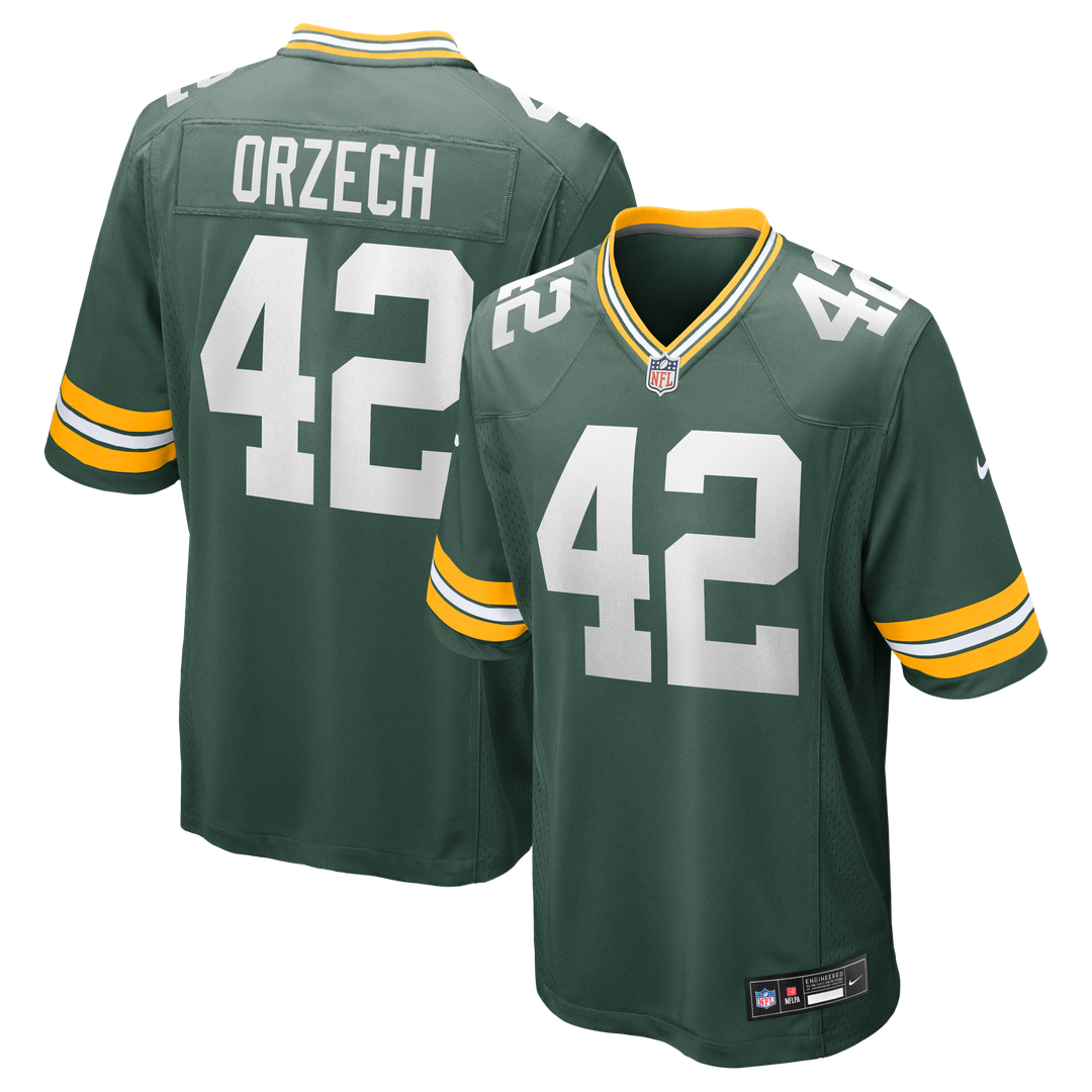 Men's Nike Green Bay Packers Matt Orzech Green Game NFL Jersey