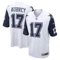 Men's Nike Dallas Cowboys Brandon Aubrey White Alternate Game Team NFL Jersey