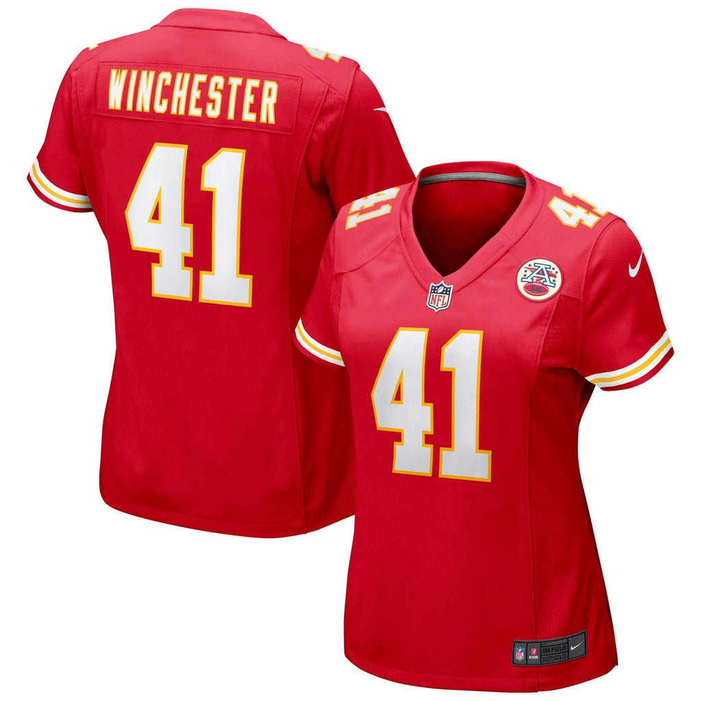 Women's Nike Kansas City Chiefs James Winchester Red Game NFL Jersey