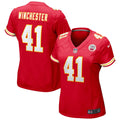 Women's Nike Kansas City Chiefs James Winchester Red Game NFL Jersey
