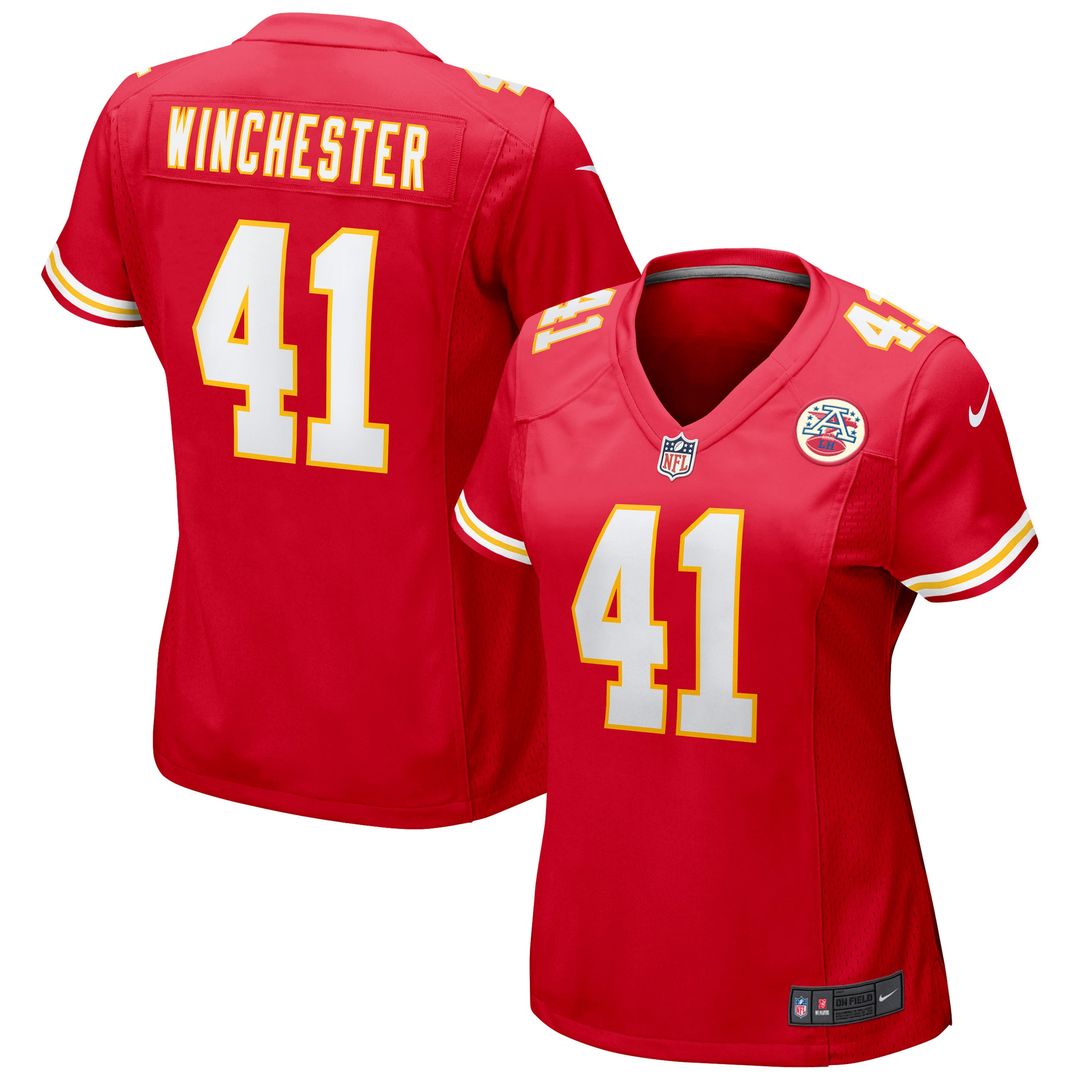 Women's Nike Kansas City Chiefs James Winchester Red Game NFL Jersey