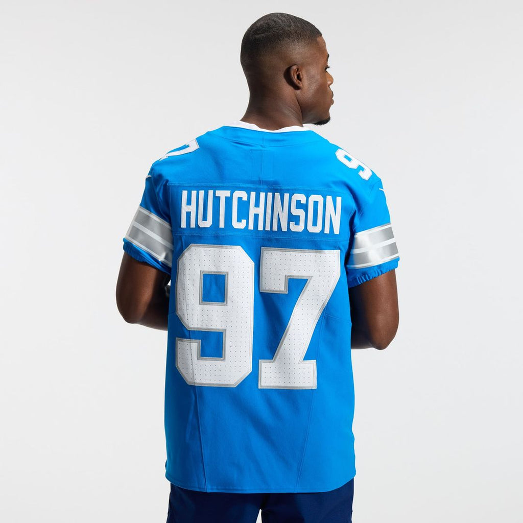 Men's Nike Detroit Lions Aidan Hutchinson Black Alternate Vapor F.U.S.E. Elite NFL Jersey
