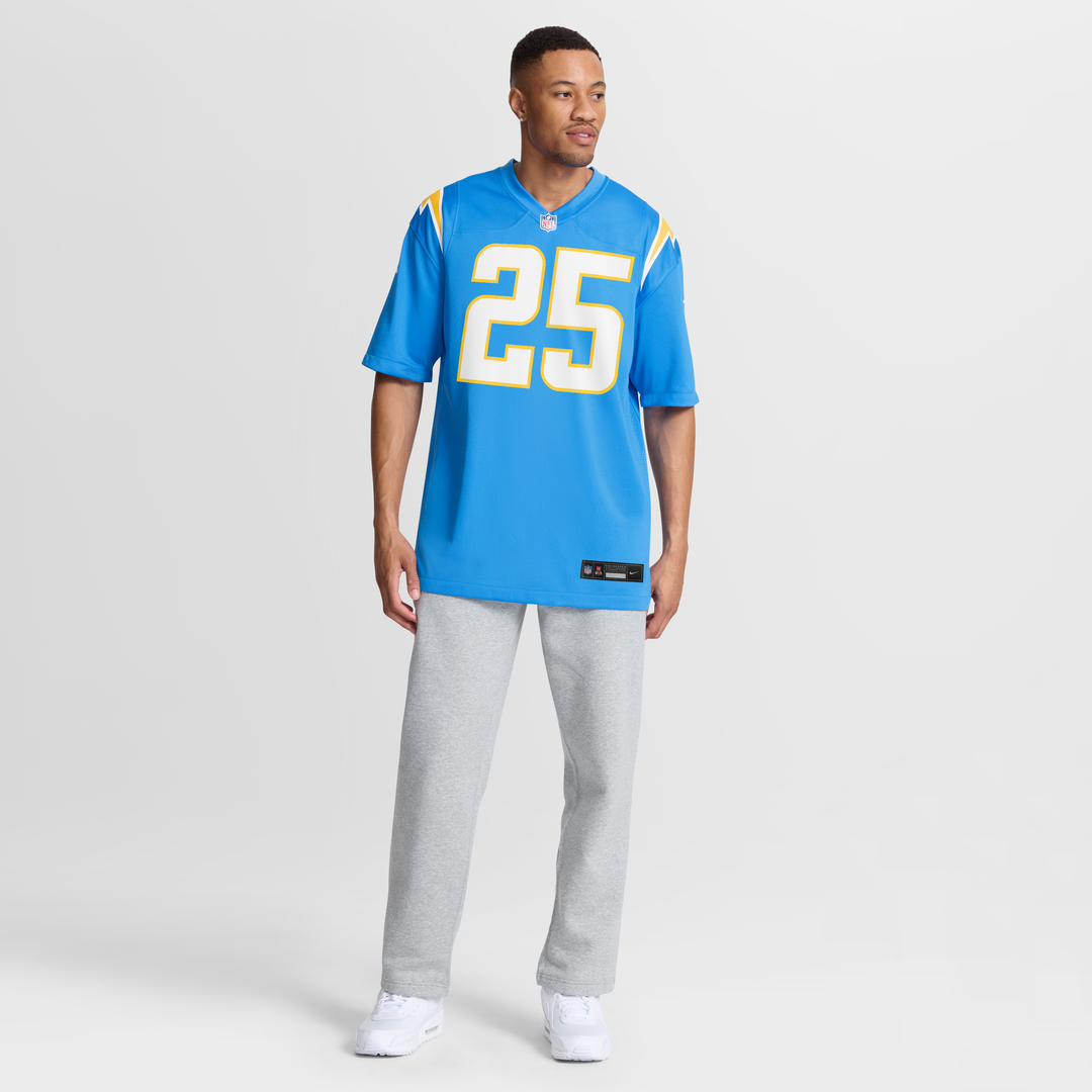 Men's Nike Los Angeles Chargers Junior Colson Powder Blue Team Game NFL Jersey