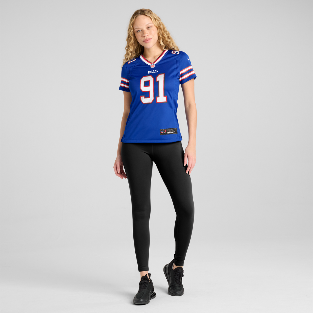 Women's Nike Buffalo Bills Ed Oliver Royal Game NFL Jersey