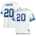 Men's Big & Tall Mitchell & Ness Detroit Lions Barry Sanders White 1996 Retired Player Replica NFL Jersey