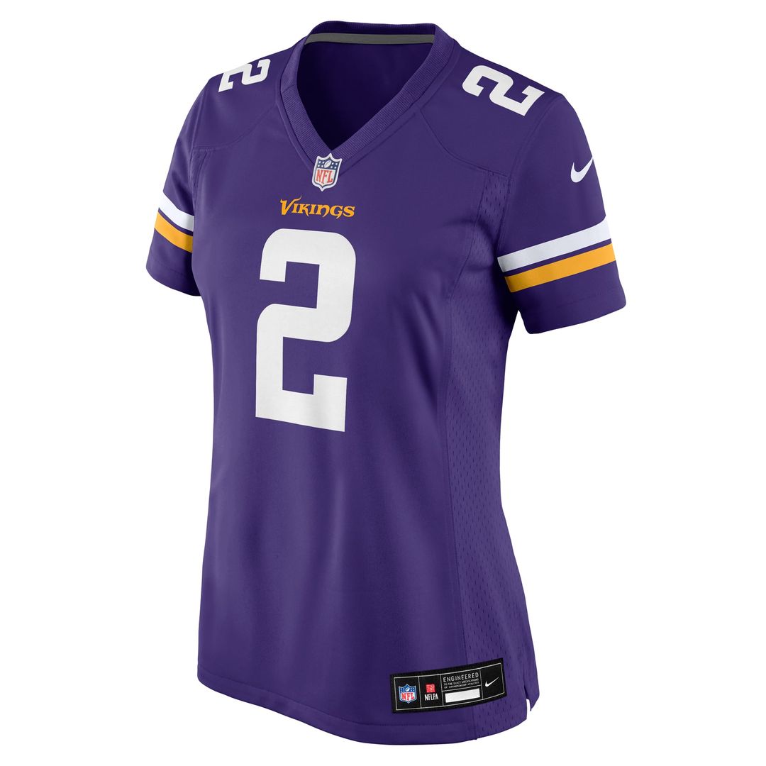 Women's Nike Minnesota Vikings Isaiah Rodgers Purple Team Game NFL Jersey