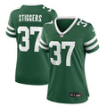Women's Nike New York Jets Qwan'tez Stiggers Legacy Green Game NFL Jersey