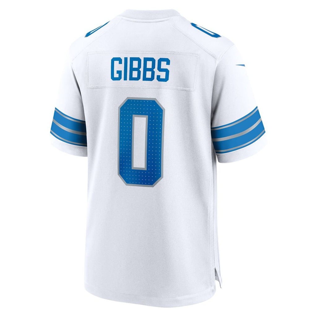 Men's Nike Detroit Lions Jahmyr Gibbs Black 2nd Alternate Game Player NFL Jersey