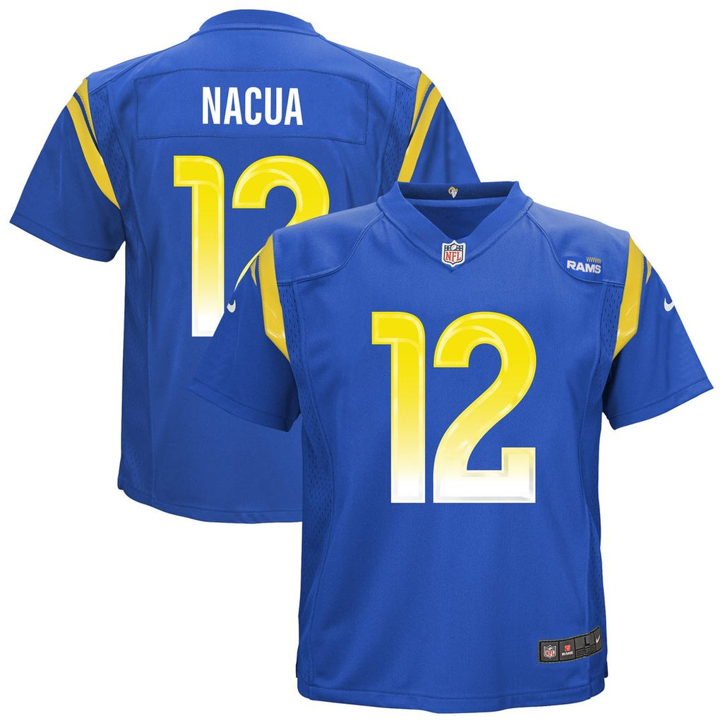 Toddler Nike Los Angeles Rams Puka Nacua Royal Team Game NFL Jersey