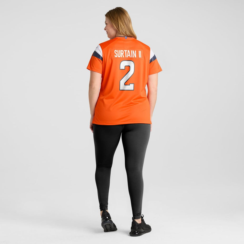 Women's Nike Denver Broncos Patrick Surtain II Navy Alternate Game NFL Jersey