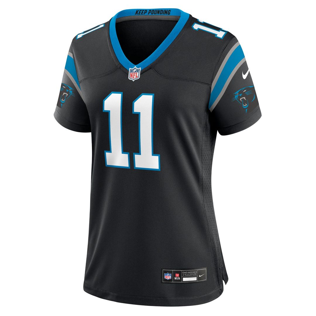Women's Nike Carolina Panthers Nic Scourton Black Team Game NFL Jersey