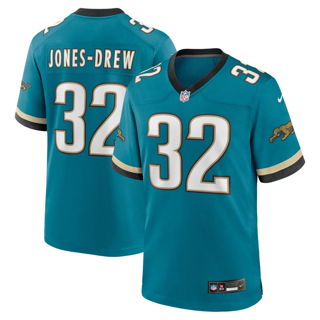 Men's Nike Jacksonville Jaguars Maurice Jones-Drew Teal Retired Player Alternate Game NFL Jersey