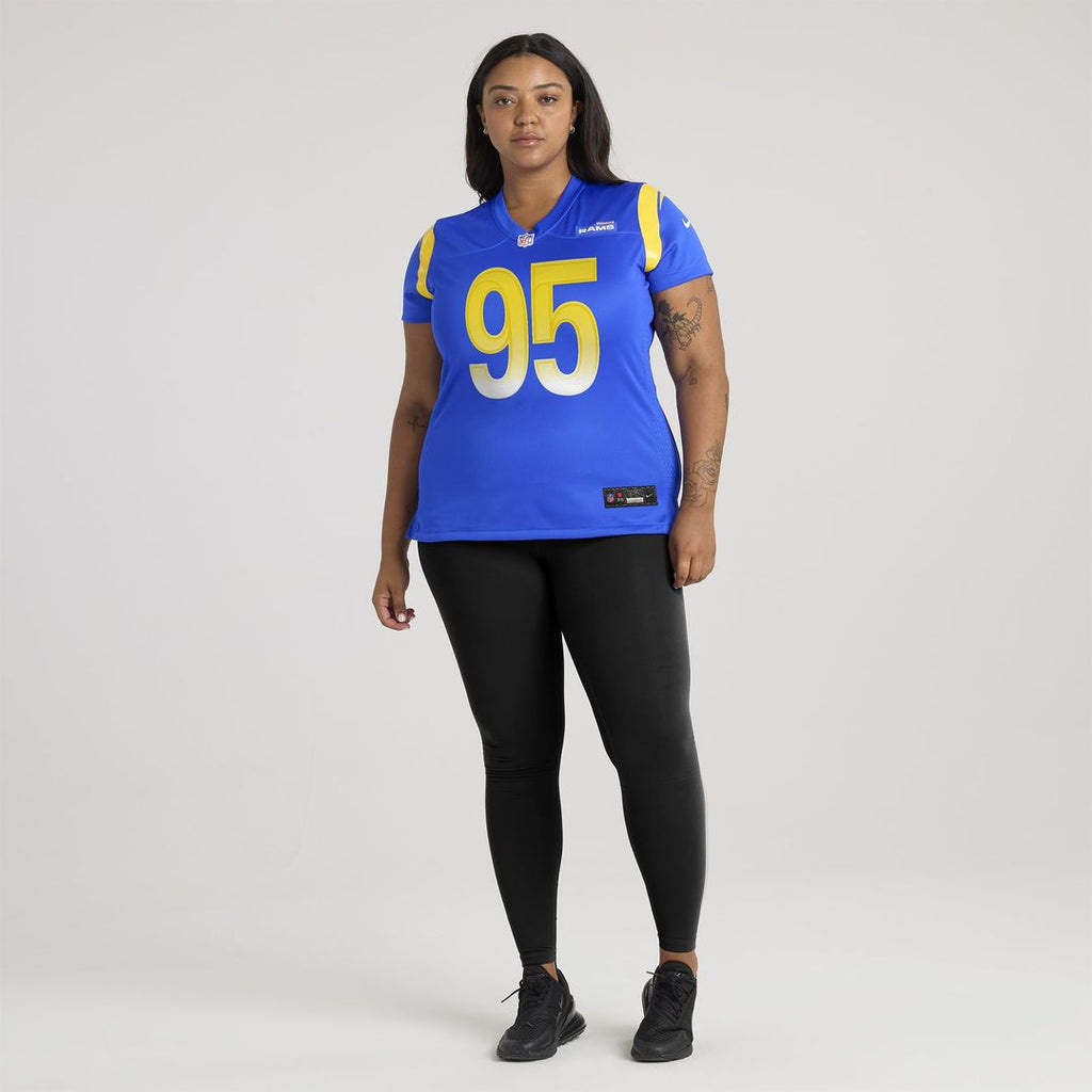 Women's Nike Los Angeles Rams Poona Ford Royal Team Game NFL Jersey
