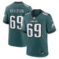 Men's Nike Philadelphia Eagles Landon Dickerson Midnight Green Team Game NFL Jersey