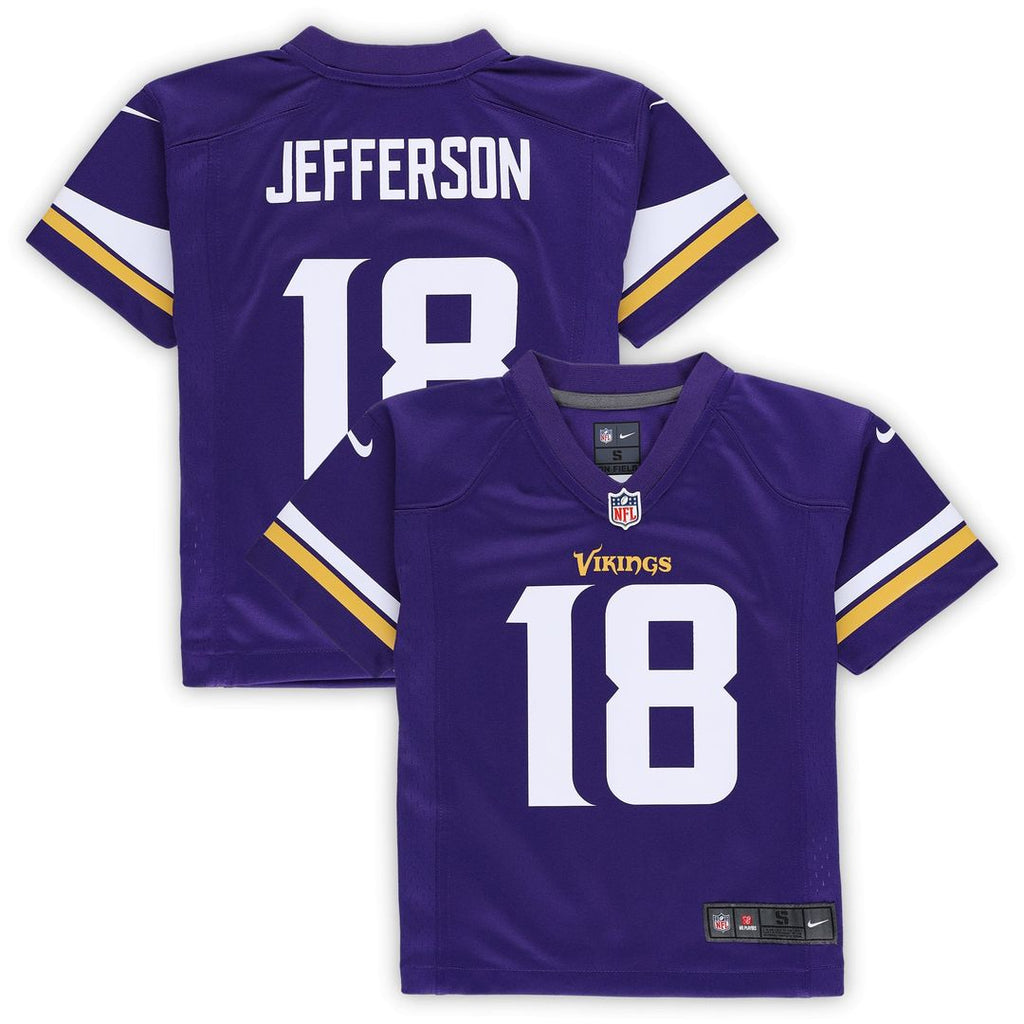 Preschool Nike Minnesota Vikings Justin Jefferson Purple Game NFL Jersey