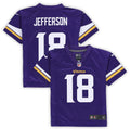 Preschool Nike Minnesota Vikings Justin Jefferson Purple Game NFL Jersey