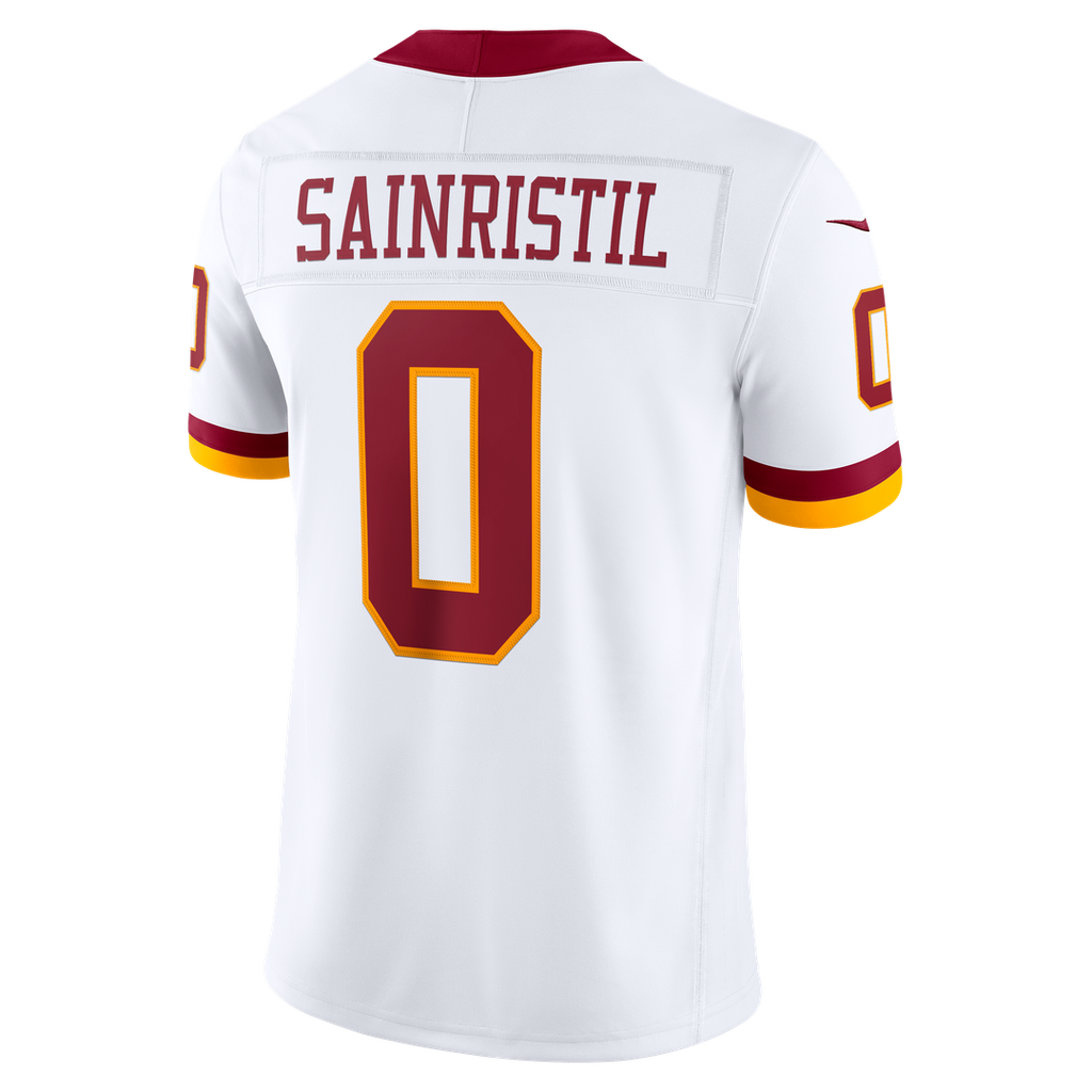 Men's Nike Washington Commanders Mike Sainristil Burgundy Team Vapor F.U.S.E. Stitched Limited NFL Jersey