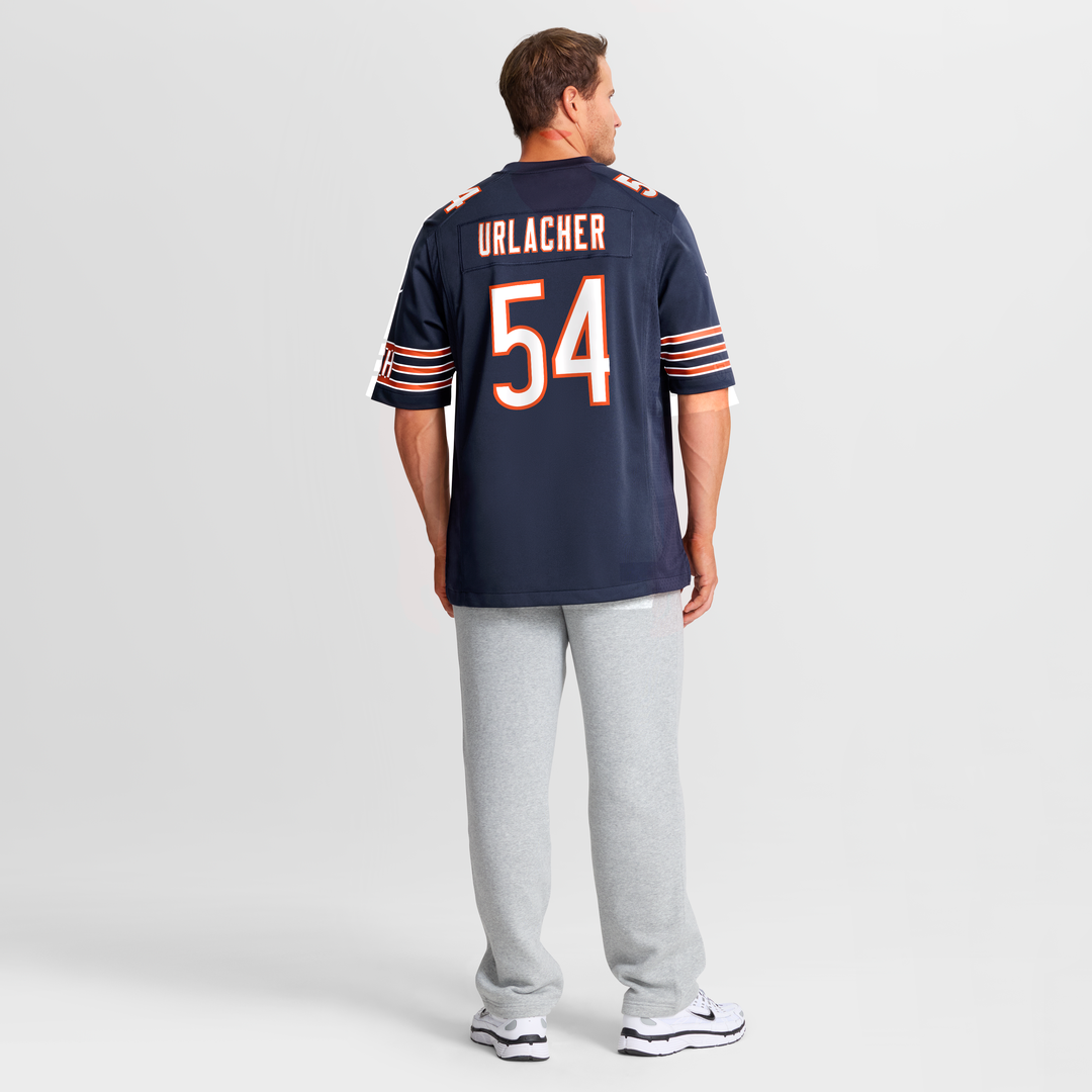 Men's Nike Chicago Bears Brian Urlacher Navy Game Retired Player NFL Jersey