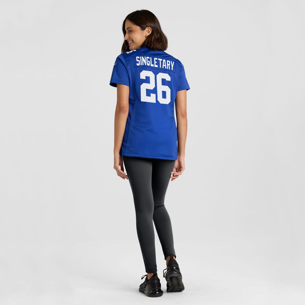 Women's Nike New York Giants Devin Singletary Royal Game NFL Jersey