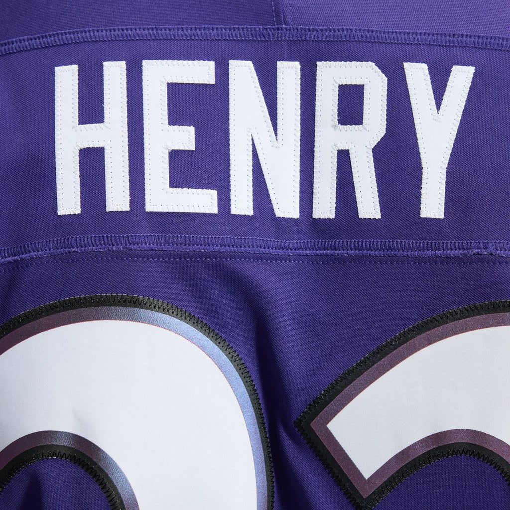 Men's Nike Baltimore Ravens Derrick Henry White Vapor F.U.S.E. Stitched Limited NFL Jersey