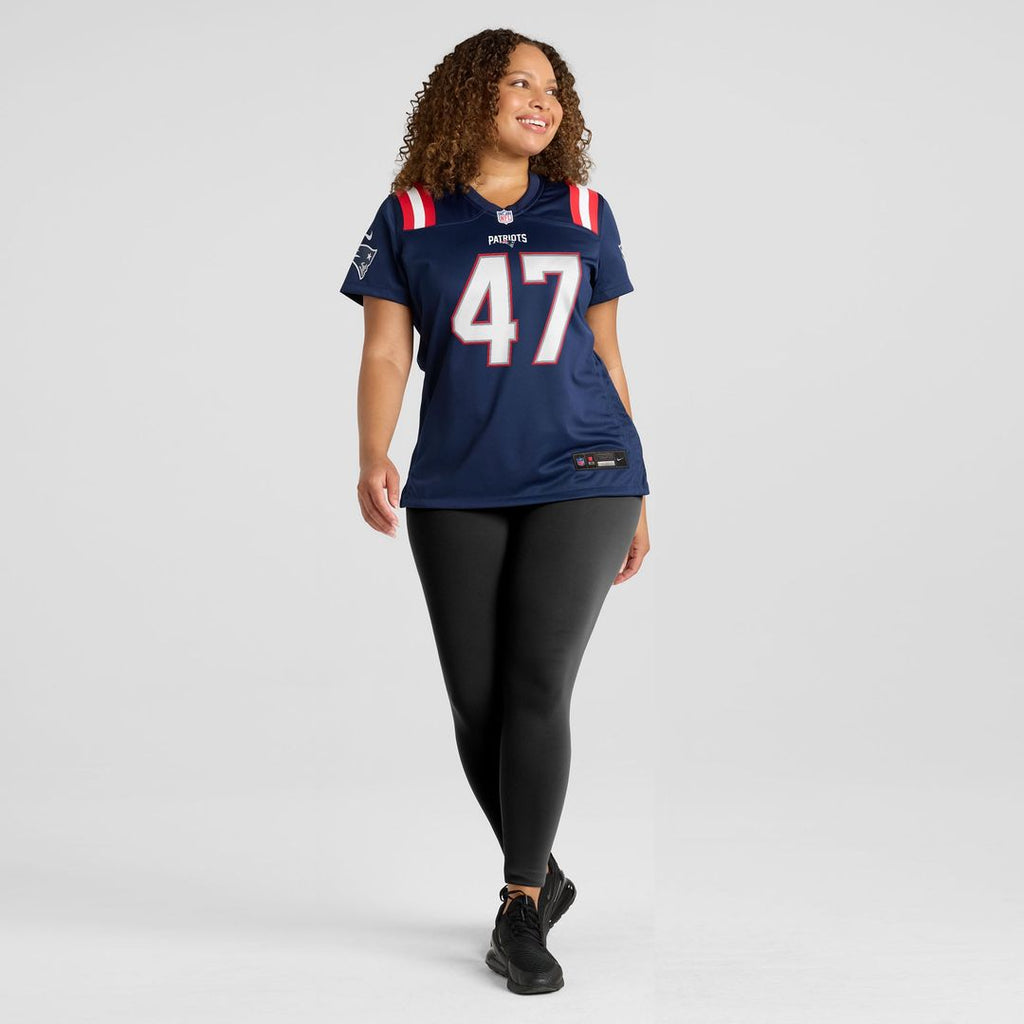 Women's Nike New England Patriots Julian Ashby Navy Team Game NFL Jersey