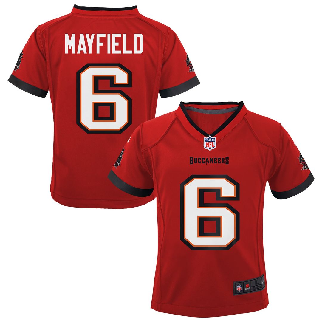 Infant Nike Tampa Bay Buccaneers Baker Mayfield Orange Alternate Player Game NFL Jersey