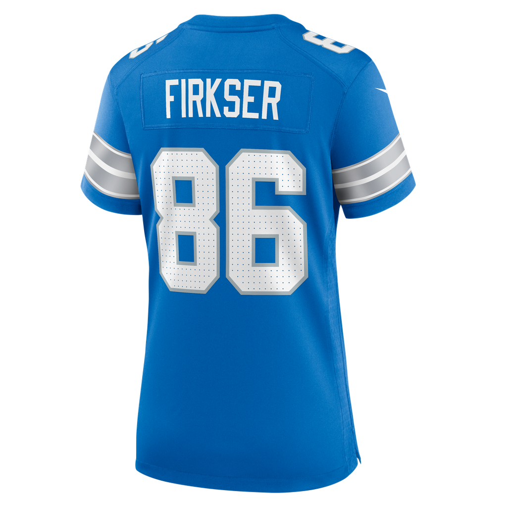 Women's Nike Detroit Lions Anthony Firkser Blue Team Game NFL Jersey