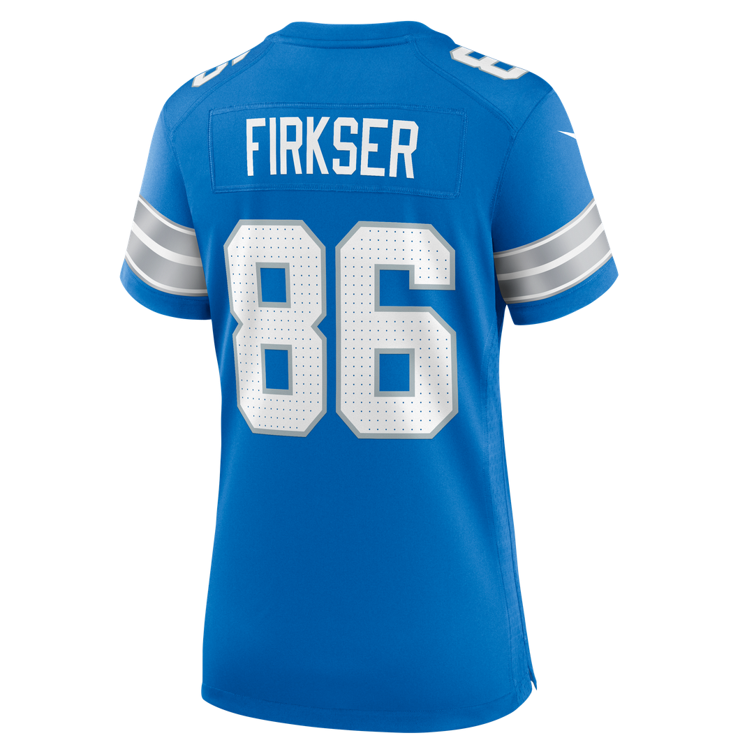 Women's Nike Detroit Lions Anthony Firkser Blue Team Game NFL Jersey