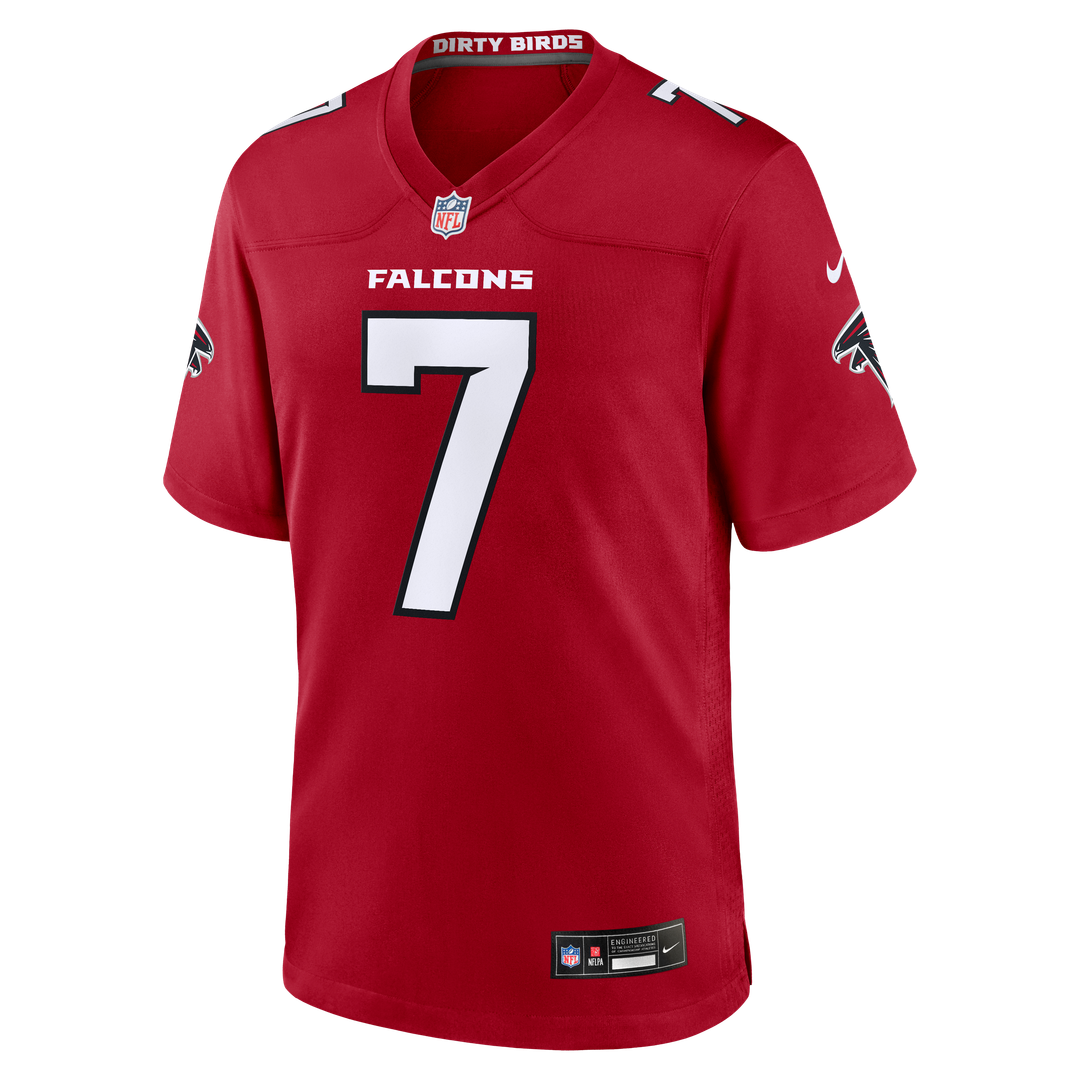 Men's Nike Atlanta Falcons Bijan Robinson Red Game NFL Jersey