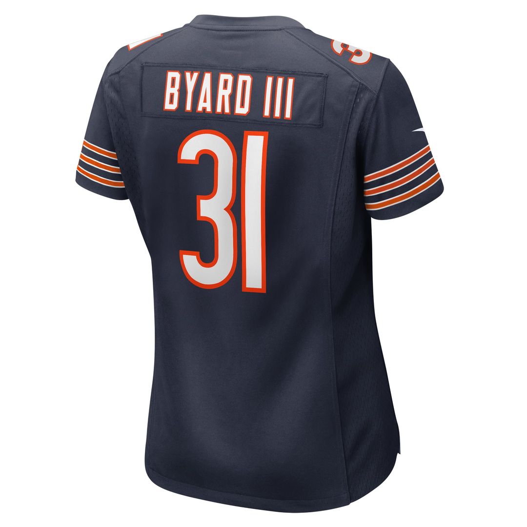 Women's Nike Chicago Bears Kevin Byard III Navy Game NFL Jersey