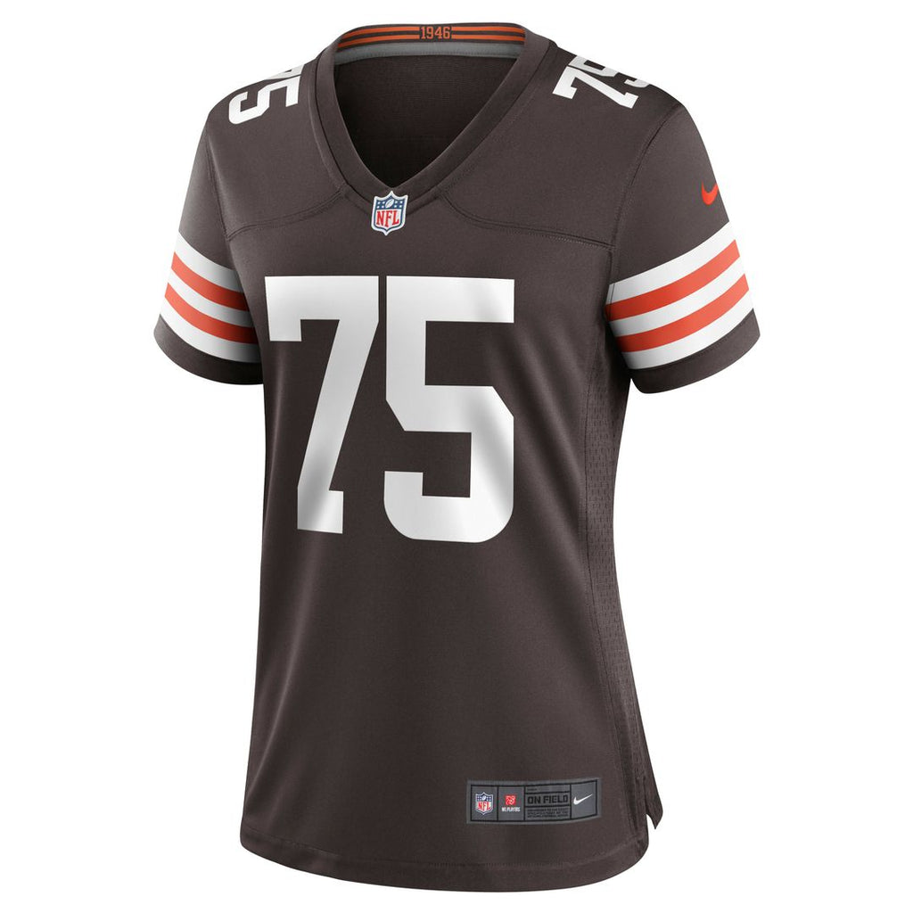 Women's Nike Cleveland Browns Joel Bitonio Brown Game NFL Jersey