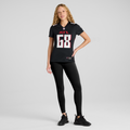 Women's Nike Atlanta Falcons Josh Andrews Black Game Player NFL Jersey