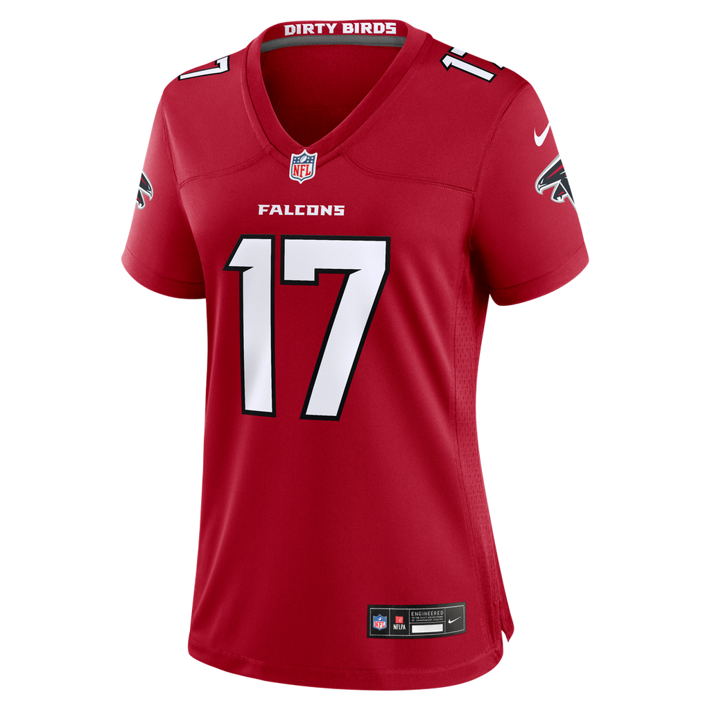 Women's Nike Atlanta Falcons Zachariah Branch Red Team Game NFL Jersey