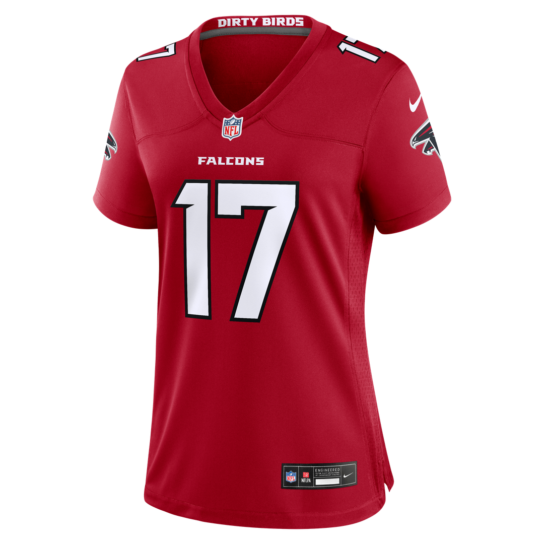 Women's Nike Atlanta Falcons Zachariah Branch Red Team Game NFL Jersey