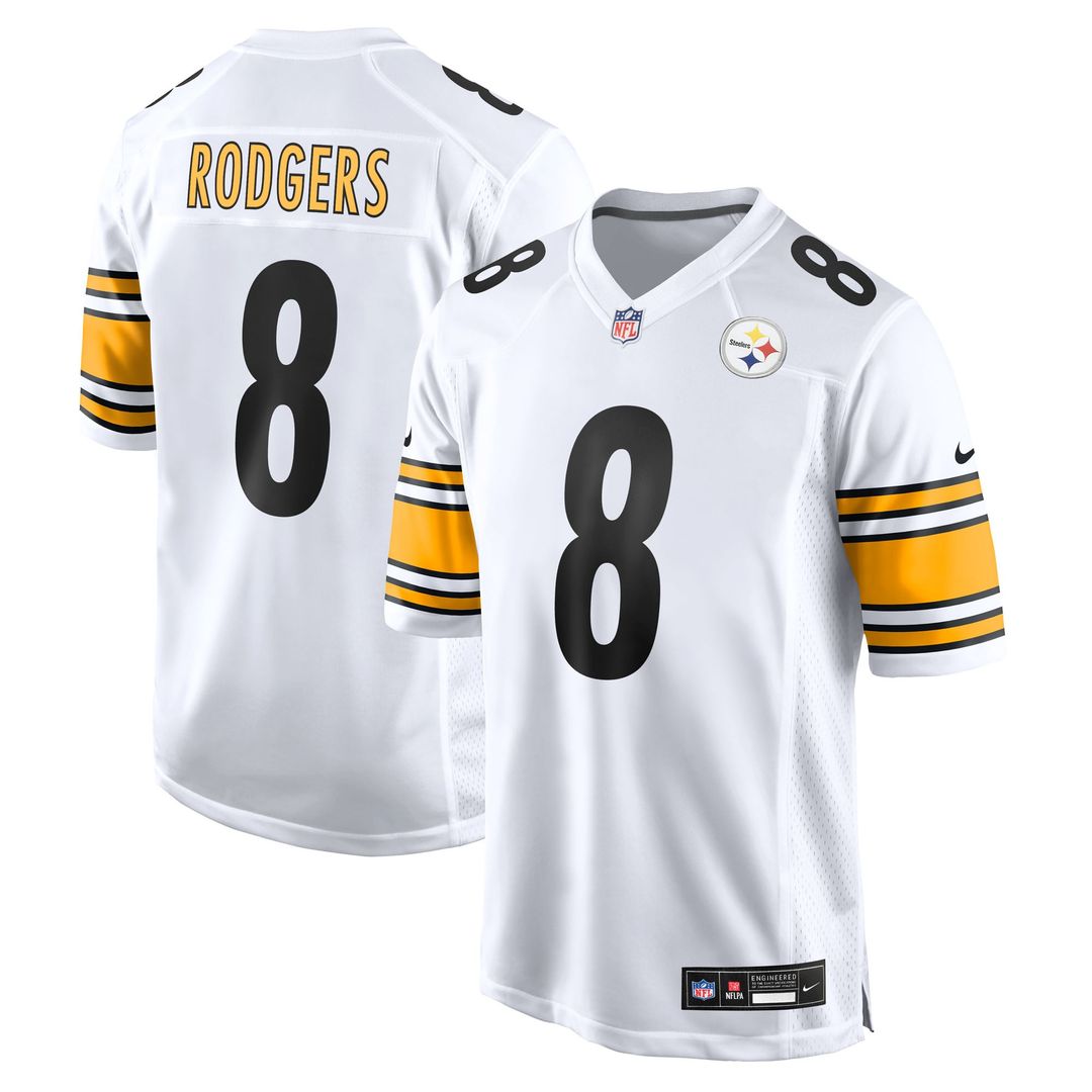 Men's Nike Pittsburgh Steelers Aaron Rodgers Gold Alternate 1933 Throwback Game NFL Jersey