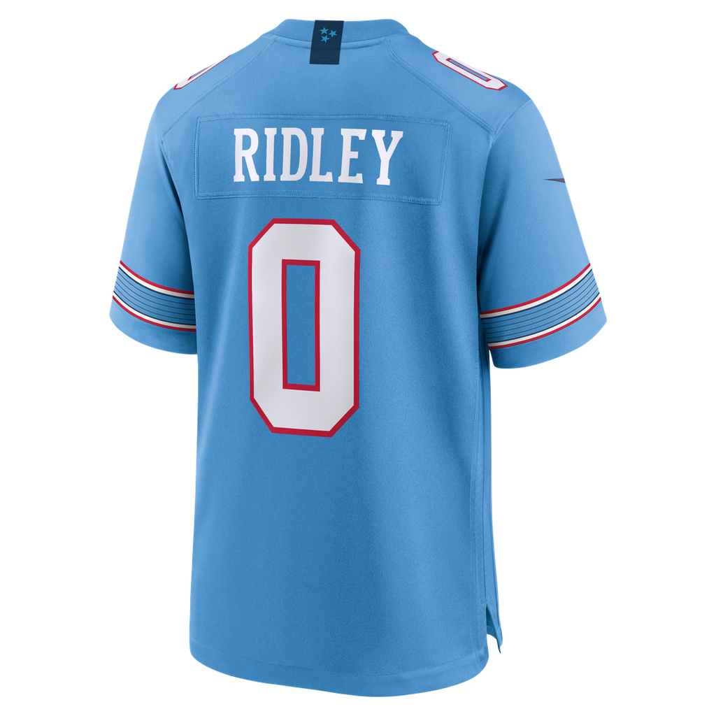 Men's Nike Tennessee Titans Calvin Ridley Light Blue Game NFL Jersey